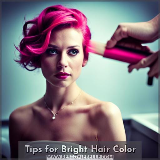 Tips for Bright Hair Color