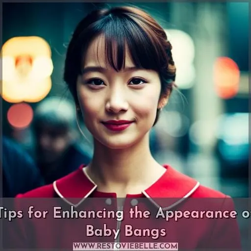 Tips for Enhancing the Appearance of Baby Bangs