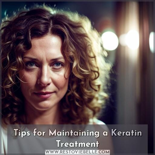 Tips for Maintaining a Keratin Treatment