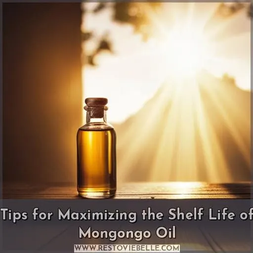 Tips for Maximizing the Shelf Life of Mongongo Oil
