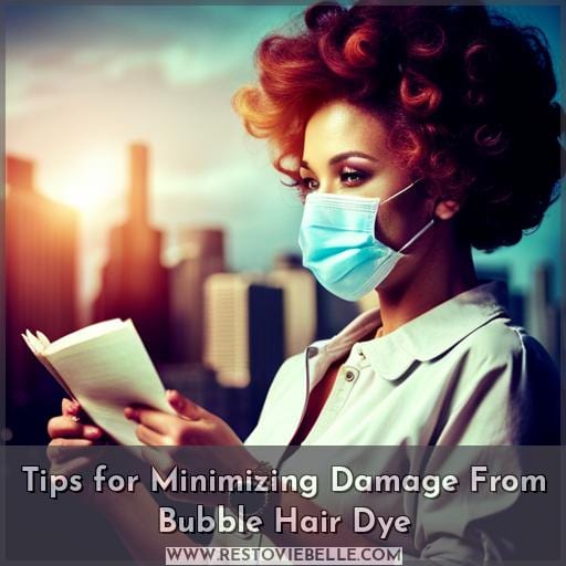 Tips for Minimizing Damage From Bubble Hair Dye
