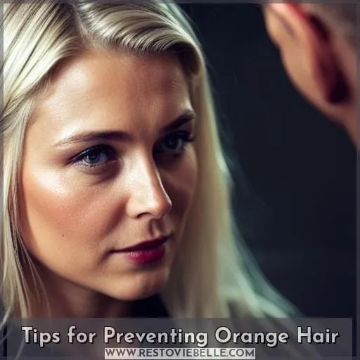 Tips for Preventing Orange Hair