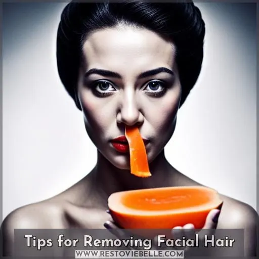 Tips for Removing Facial Hair
