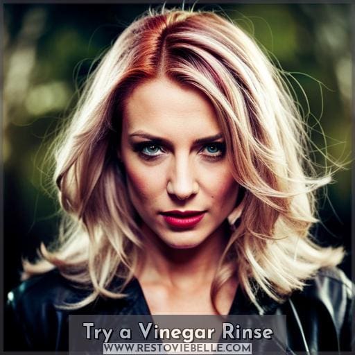 Try a Vinegar Rinse Try a Vinegar Rinse
