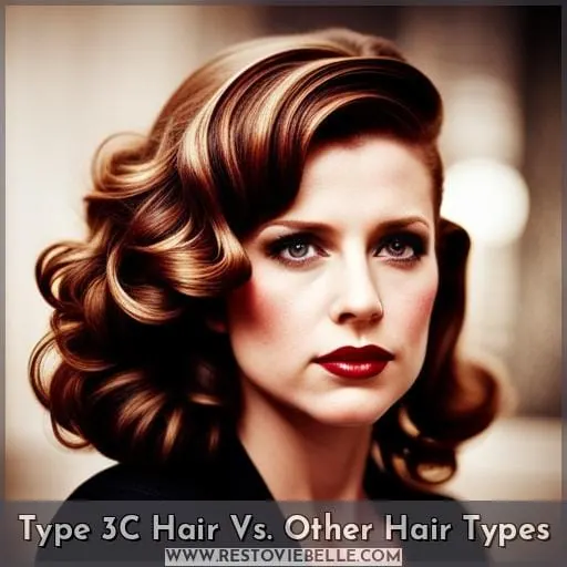 Type 3C Hair Vs. Other Hair Types