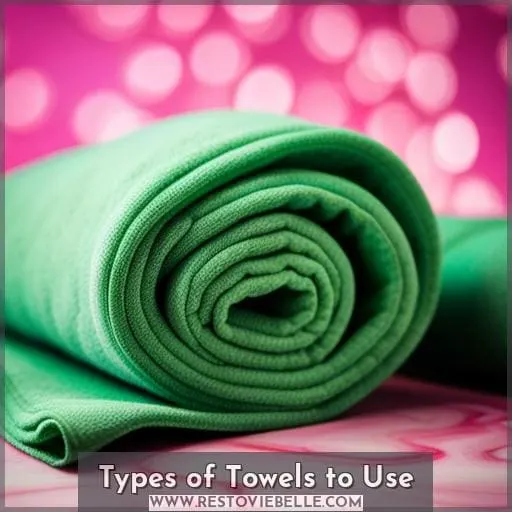 Types of Towels to Use