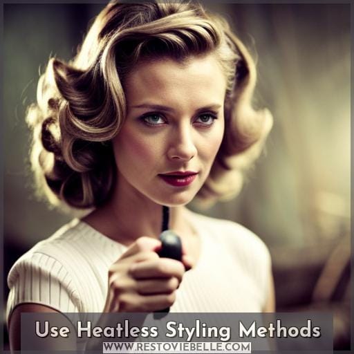 Use Heatless Styling Methods Use Heatless Styling Methods