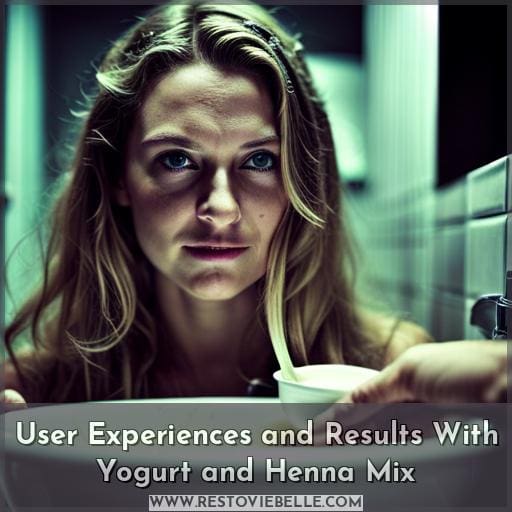 User Experiences and Results With Yogurt and Henna Mix User Experiences and Results With Yogurt and Henna Mix