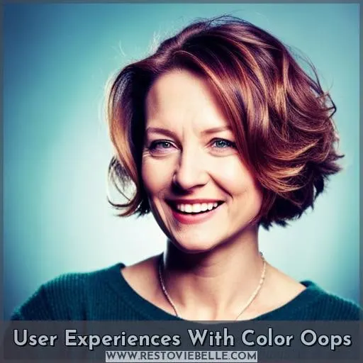 User Experiences With Color Oops