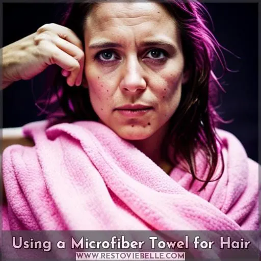 Using a Microfiber Towel for Hair