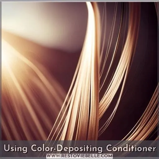 Using Color-Depositing Conditioner