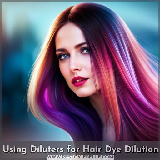 Using Diluters for Hair Dye Dilution
