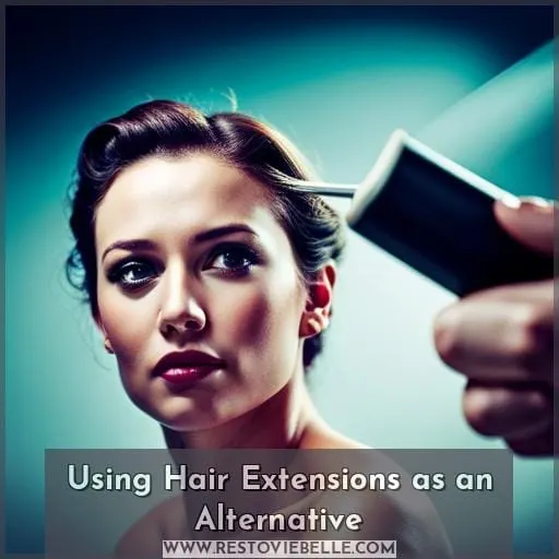Using Hair Extensions as an Alternative