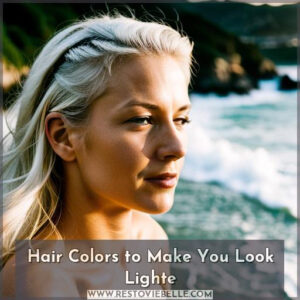 what hair colors make you look lighter