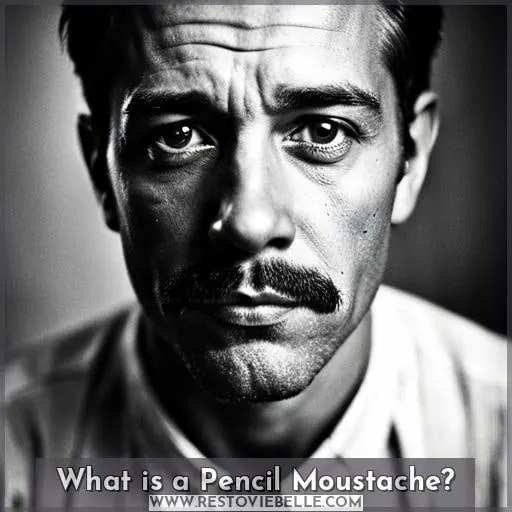 What is a Pencil Moustache