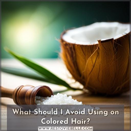What Should I Avoid Using on Colored Hair What Should I Avoid Using on Colored Hair
