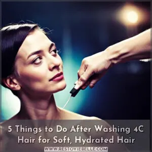 what to do after washing 4c hair