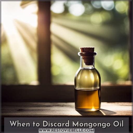 When to Discard Mongongo Oil
