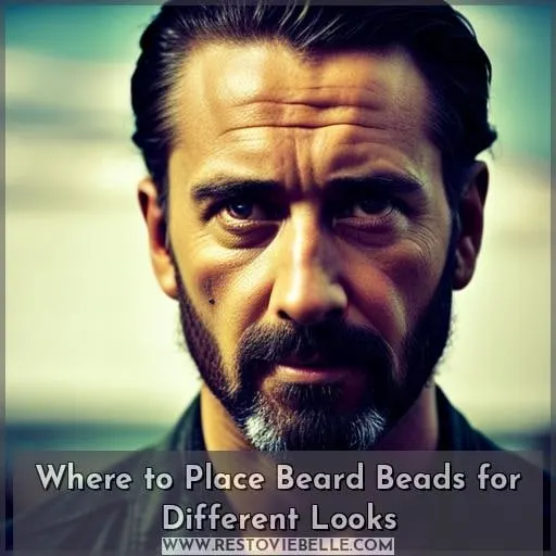 Where to Place Beard Beads for Different Looks