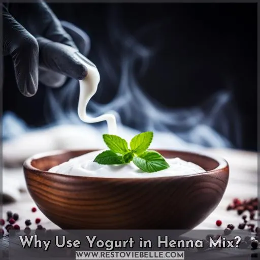 Why Use Yogurt in Henna Mix