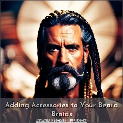 Adding Accessories to Your Beard Braids
