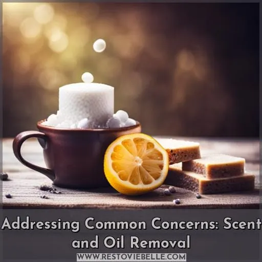 Addressing Common Concerns: Scent and Oil Removal
