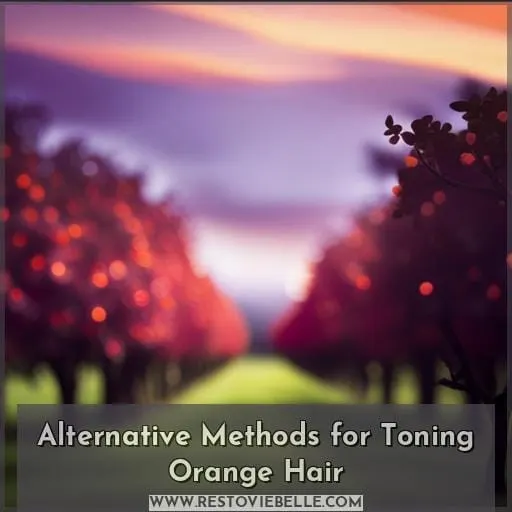 Alternative Methods for Toning Orange Hair