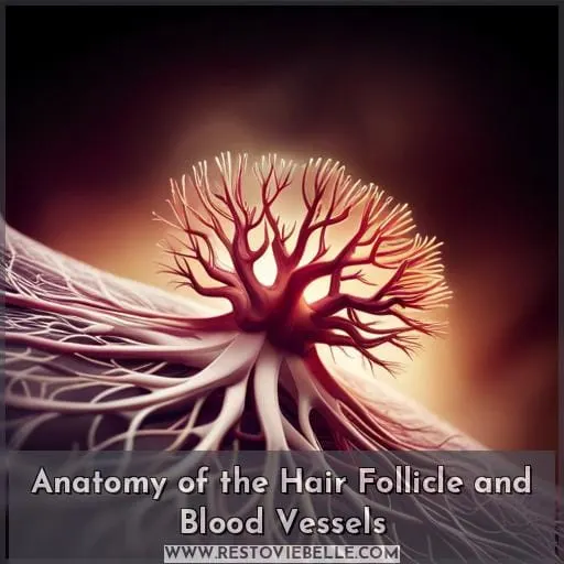 Anatomy of the Hair Follicle and Blood Vessels