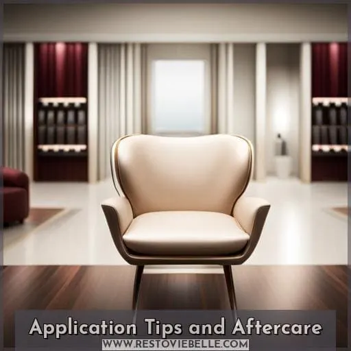 Application Tips and Aftercare