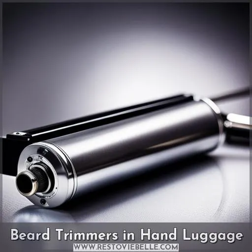 Beard Trimmers in Hand Luggage