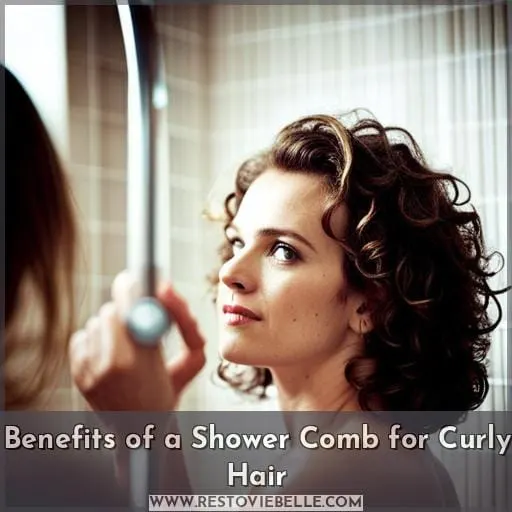 Benefits of a Shower Comb for Curly Hair