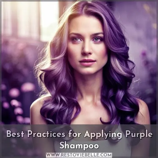 Best Practices for Applying Purple Shampoo