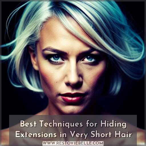 Best Techniques for Hiding Extensions in Very Short Hair