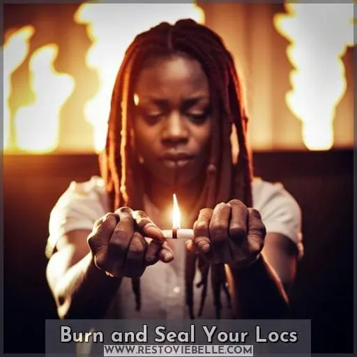 Burn and Seal Your Locs