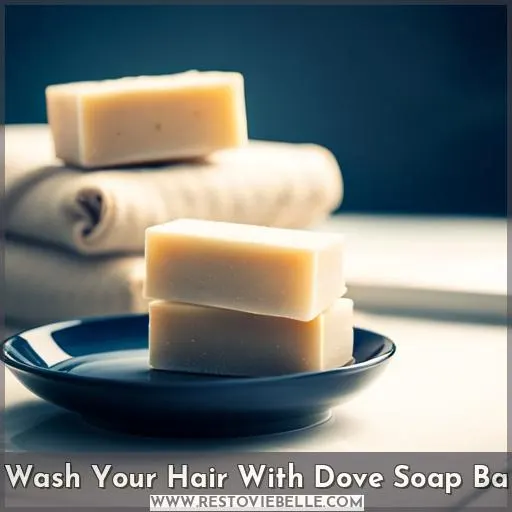 can i wash my hair with dove soap bar