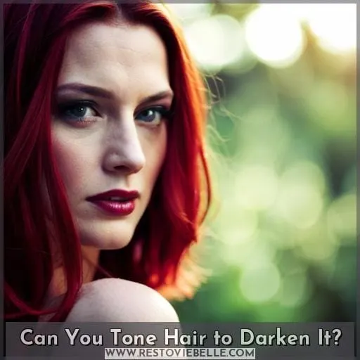 Can You Tone Hair to Darken It