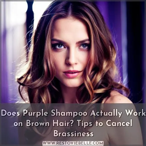 can you use purple shampoo on brown hair