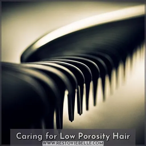 Caring for Low Porosity Hair