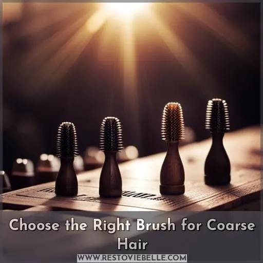 Choose the Right Brush for Coarse Hair