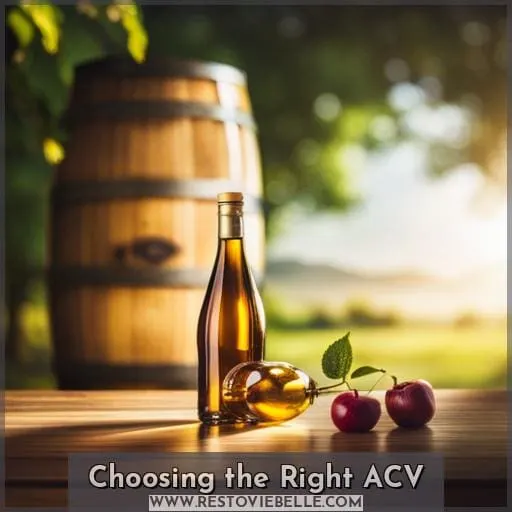 Choosing the Right ACV