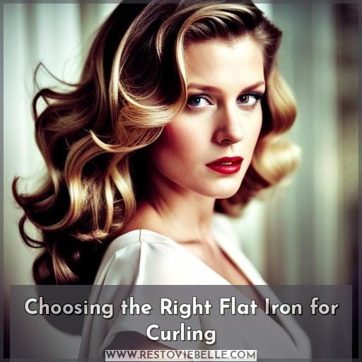Choosing the Right Flat Iron for Curling