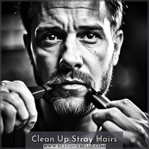 Clean Up Stray Hairs