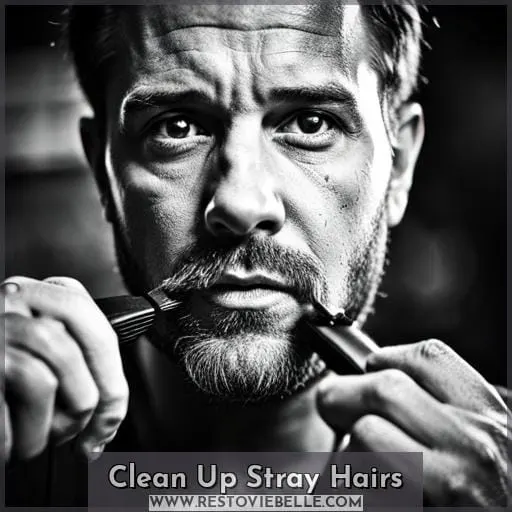 Clean Up Stray Hairs