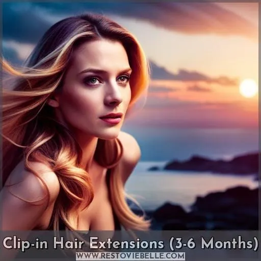 Clip-in Hair Extensions (3-6 Months)