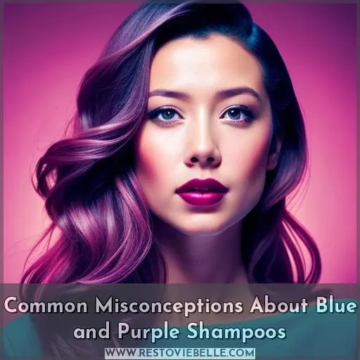 Common Misconceptions About Blue and Purple Shampoos