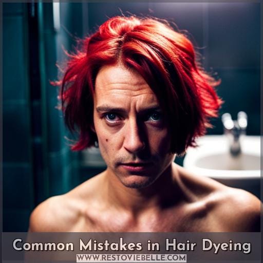 Common Mistakes in Hair Dyeing