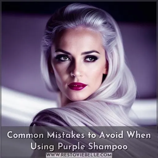 Common Mistakes to Avoid When Using Purple Shampoo