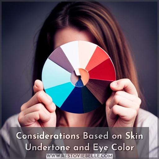Considerations Based on Skin Undertone and Eye Color