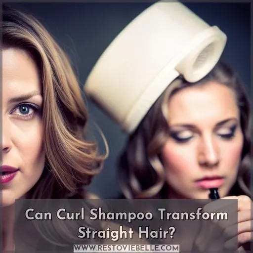 curly shampoo on straight hair