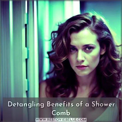 Detangling Benefits of a Shower Comb